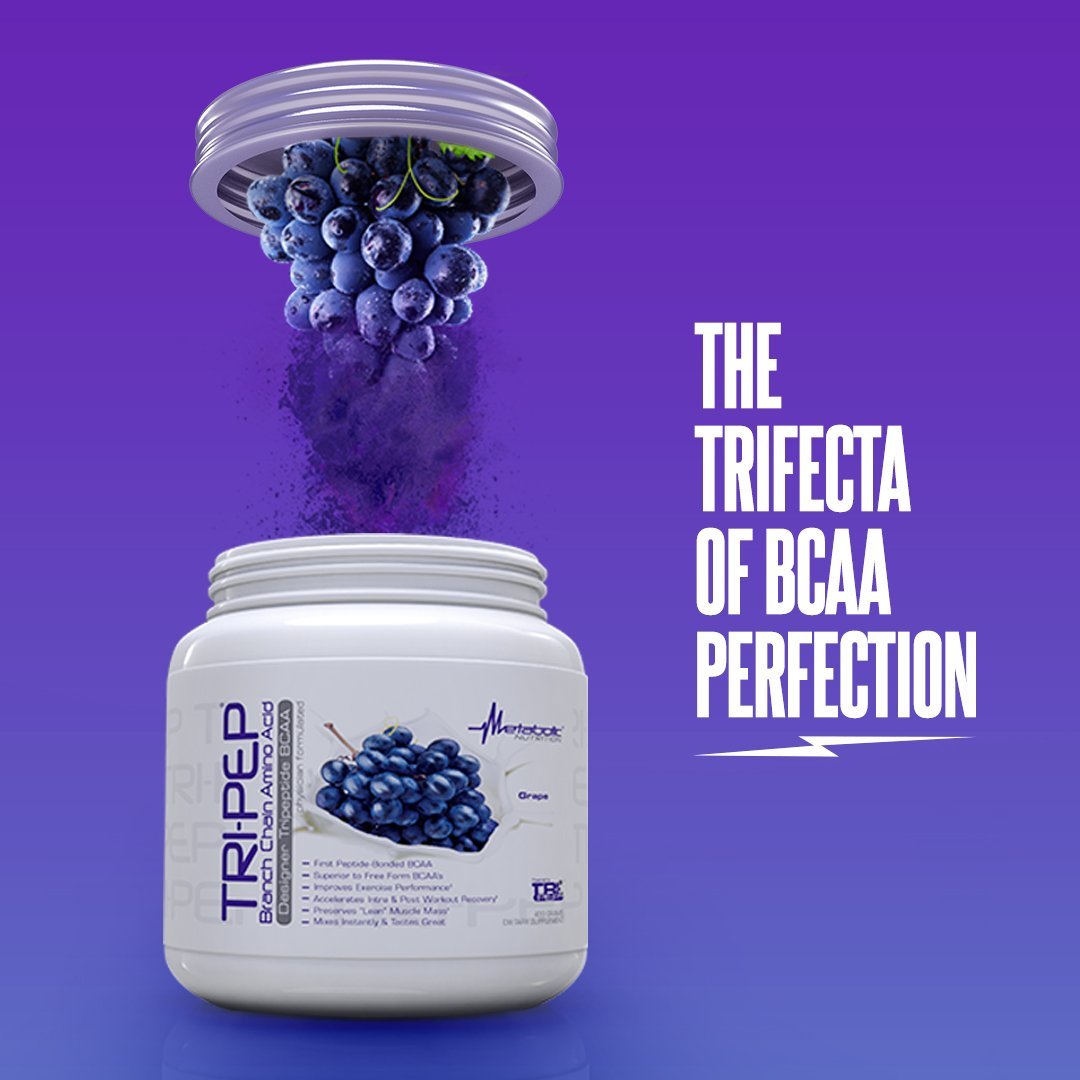 Metabolic Nutrition | TRIPEP - Tri-Peptide Branch Chain Amino Acid, BCAA Powder - Maple Wellness Supplements