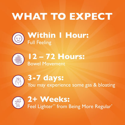 Metamucil 4-in-1 Psyllium Husk Friendly Fiber Supplement, Sugar-Free, 72 teaspoons, Orange Flavored, Daily Fiber Powder for Digestive Health - Maple Wellness Supplements