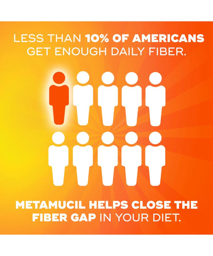 Metamucil Fiber Gummies for Adults, No Sugar Added Orange Flavor, 5g Prebiotic Plant Based Fiber Supplement Blend, 120 Count - Maple Wellness Supplements