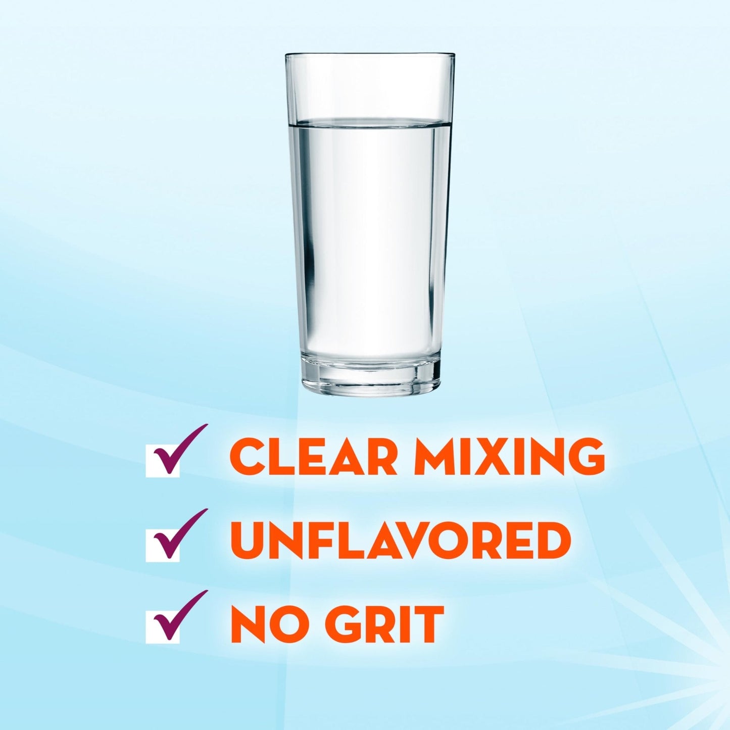 Metamucil Fiber Supplement, Unflavored Clear Mixing Powder, No Grit, No Sugar Added, Plant Based Prebiotic Fiber Supplement - Maple Wellness Supplements