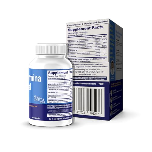 METFORMINA Natural - Weight Loss Aid and Metabolism Support - Dr Salomon, 60 Cap - Maple Wellness Supplements