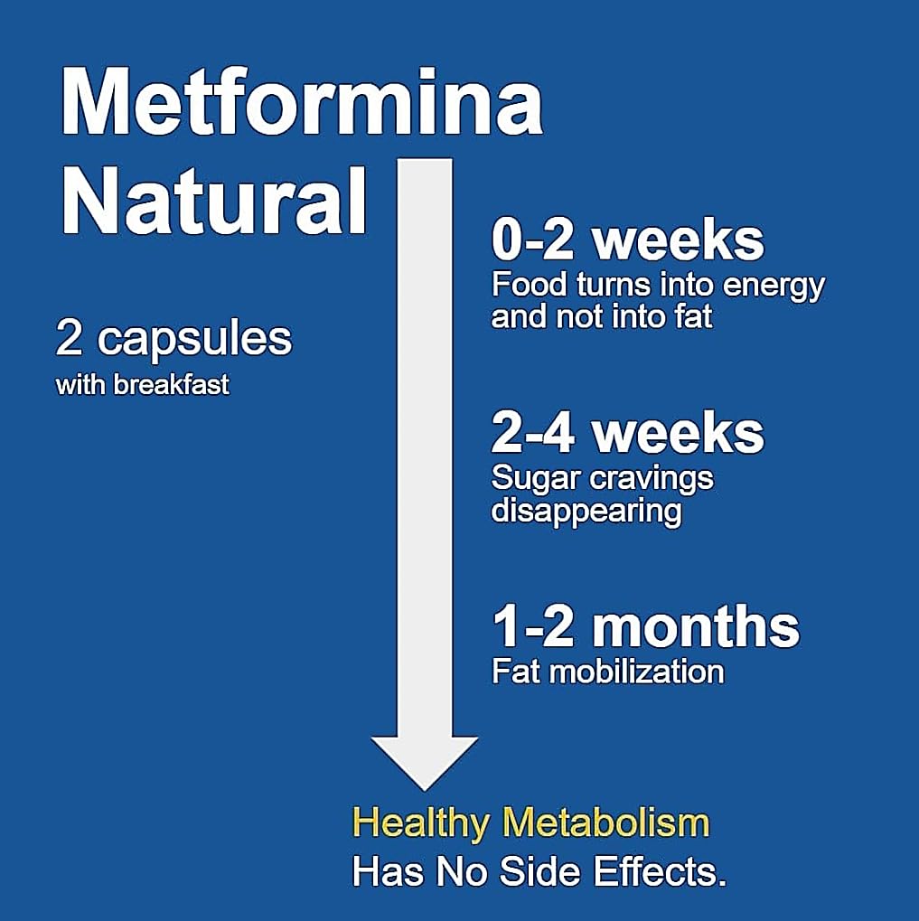 METFORMINA Natural - Weight Loss Aid - Metabolism Support - Dr Salomon (60 Capsules) - Maple Wellness Supplements