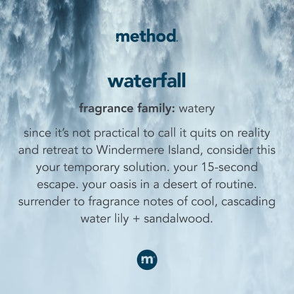 Method Foaming Hand Soap, Waterfall, Paraben and Phthalate Free, 10 Fl Oz (Pack of 1) - Maple Wellness Supplements