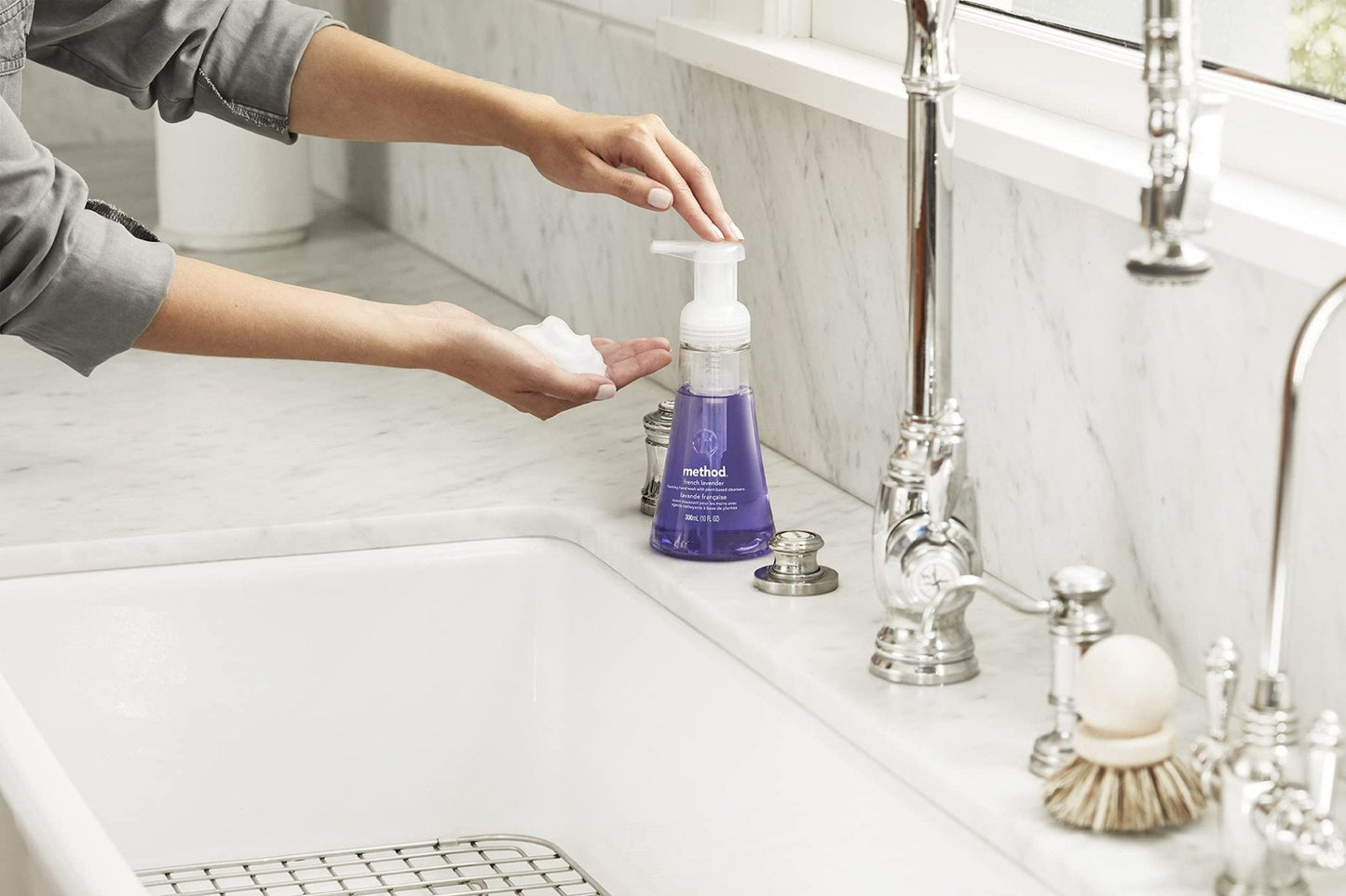 Method Foaming Hand Soap, Waterfall, Paraben and Phthalate Free, 10 Fl Oz (Pack of 1) - Maple Wellness Supplements