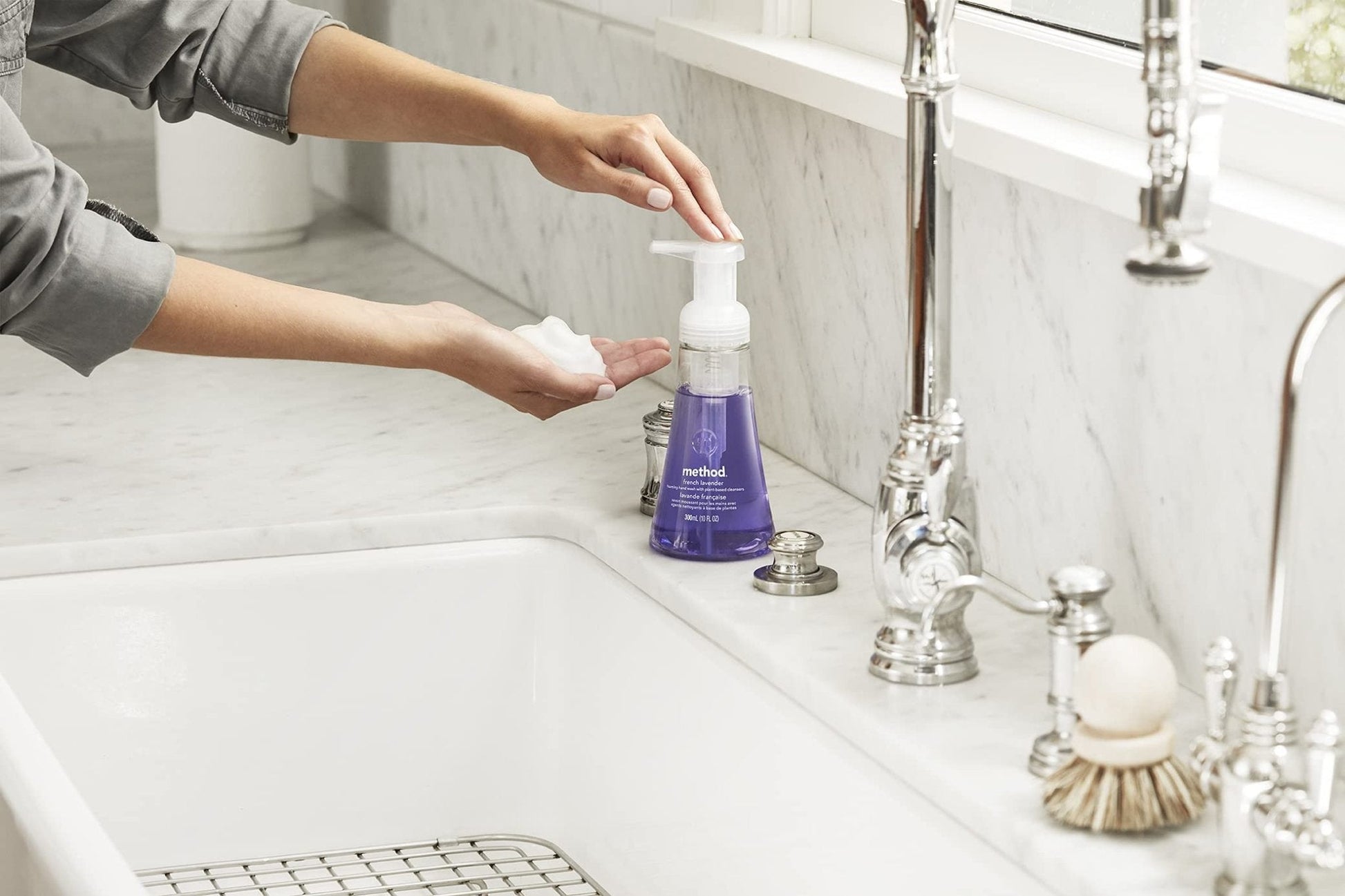 Method Foaming Hand Soap, Waterfall, Paraben and Phthalate Free, 10 Fl Oz (Pack of 1) - Maple Wellness Supplements