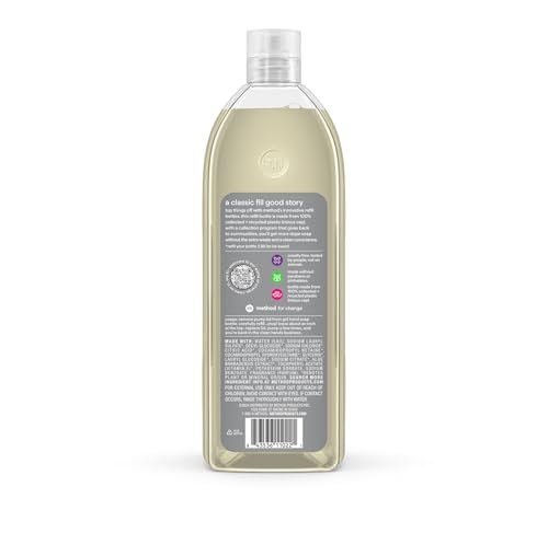 Method Gel Hand Soap Refill, Vetiver + Amber, 34 Fl Oz (Pack of 1) (Packaging May Vary) - Maple Wellness Supplements