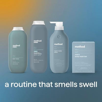 Method Men Body Wash, Sea and Surf Scent, Paraben and Phthalate Free, Quick-Lathering - Maple Wellness Supplements