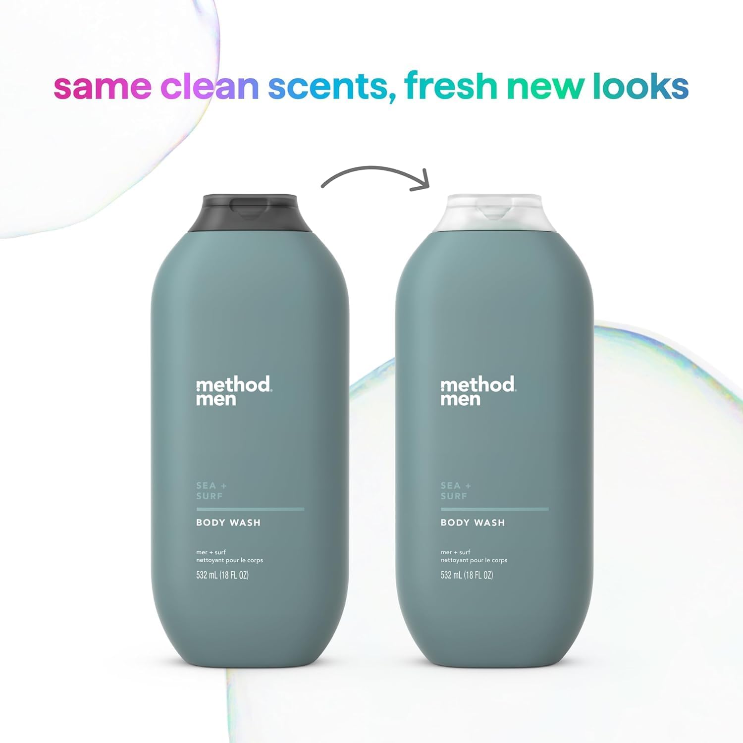 Method Men Body Wash, Sea and Surf Scent, Paraben and Phthalate Free, Quick-Lathering - Maple Wellness Supplements