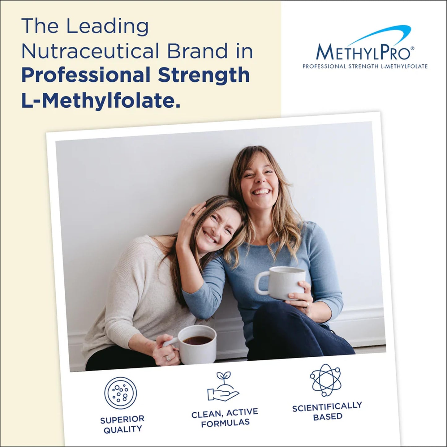 MethylPro 15mg L-Methylfolate (30 Capsules) - Professional Strength Active Methylfolate, 5-MTHF Supplement for Mood, Brain Health + Immune Support, - Maple Wellness Supplements