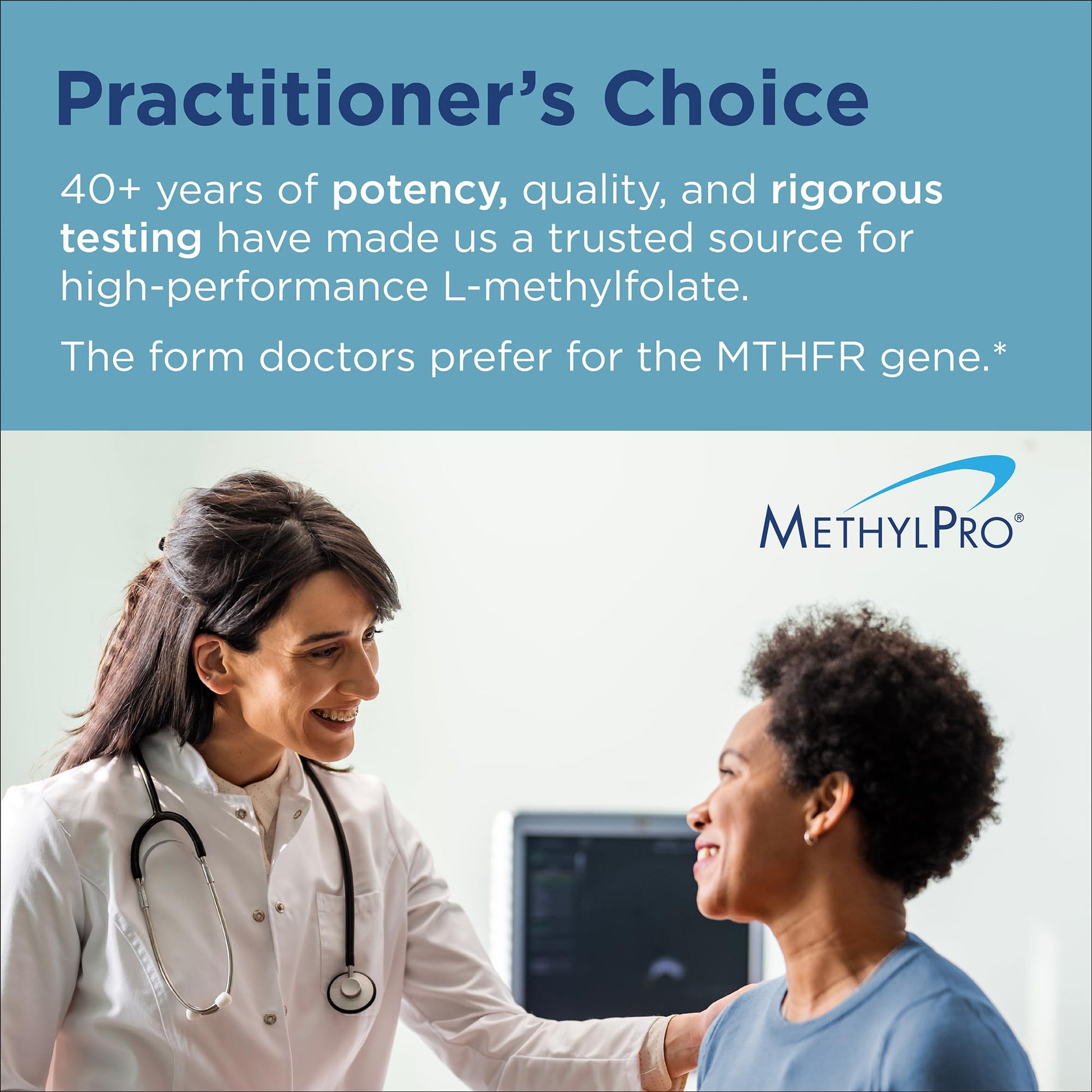 MethylPro 15mg L-Methylfolate (30 Capsules) - Professional Strength Active Methylfolate, 5-MTHF Supplement for Mood, Brain Health + Immune Support, - Maple Wellness Supplements