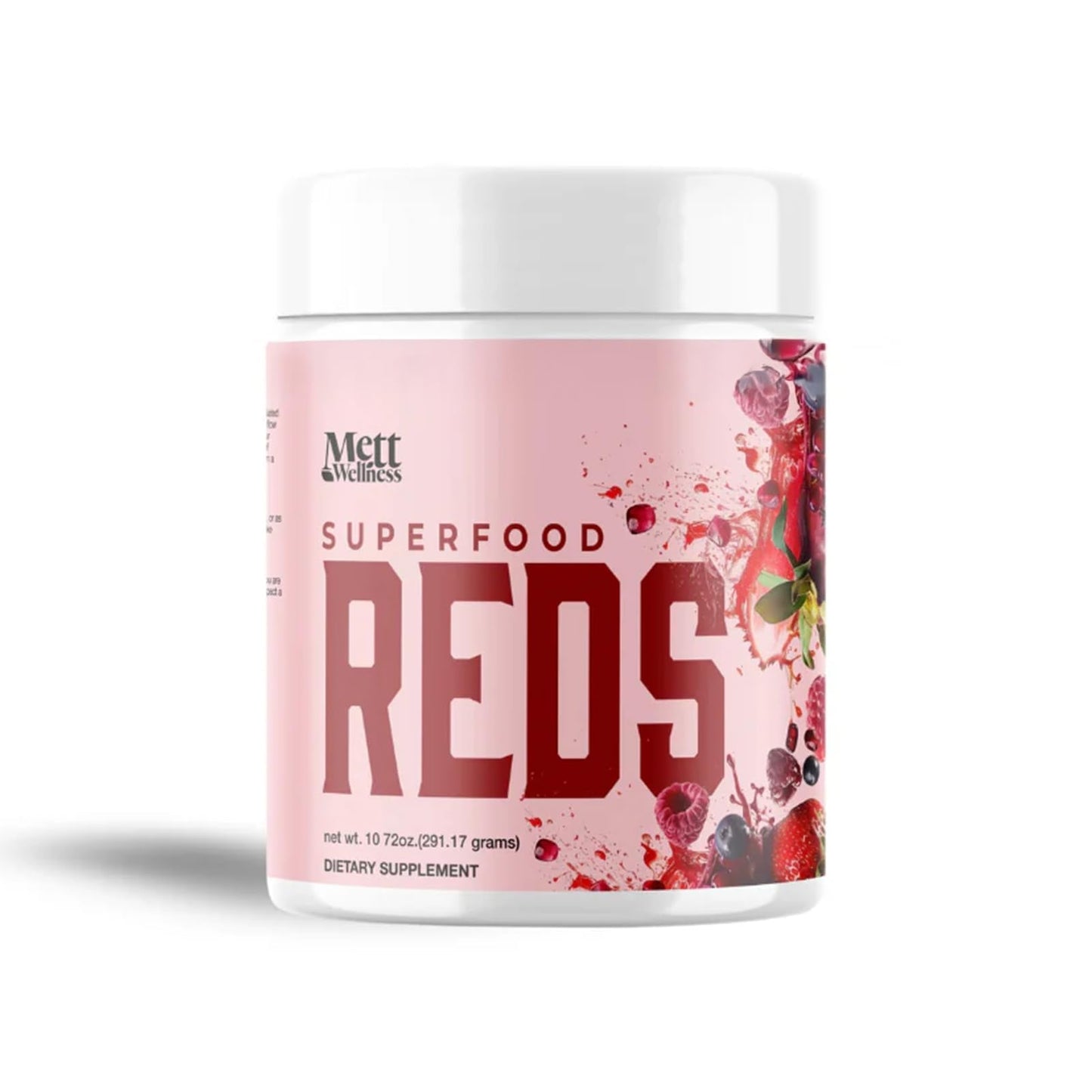 Mett Wellness Superfood REDS | 10.72 oz | With Vitamins A, C & E | Helps Maintain Nitric Oxide Levels | Supports Daily Wellness - Maple Wellness Supplements