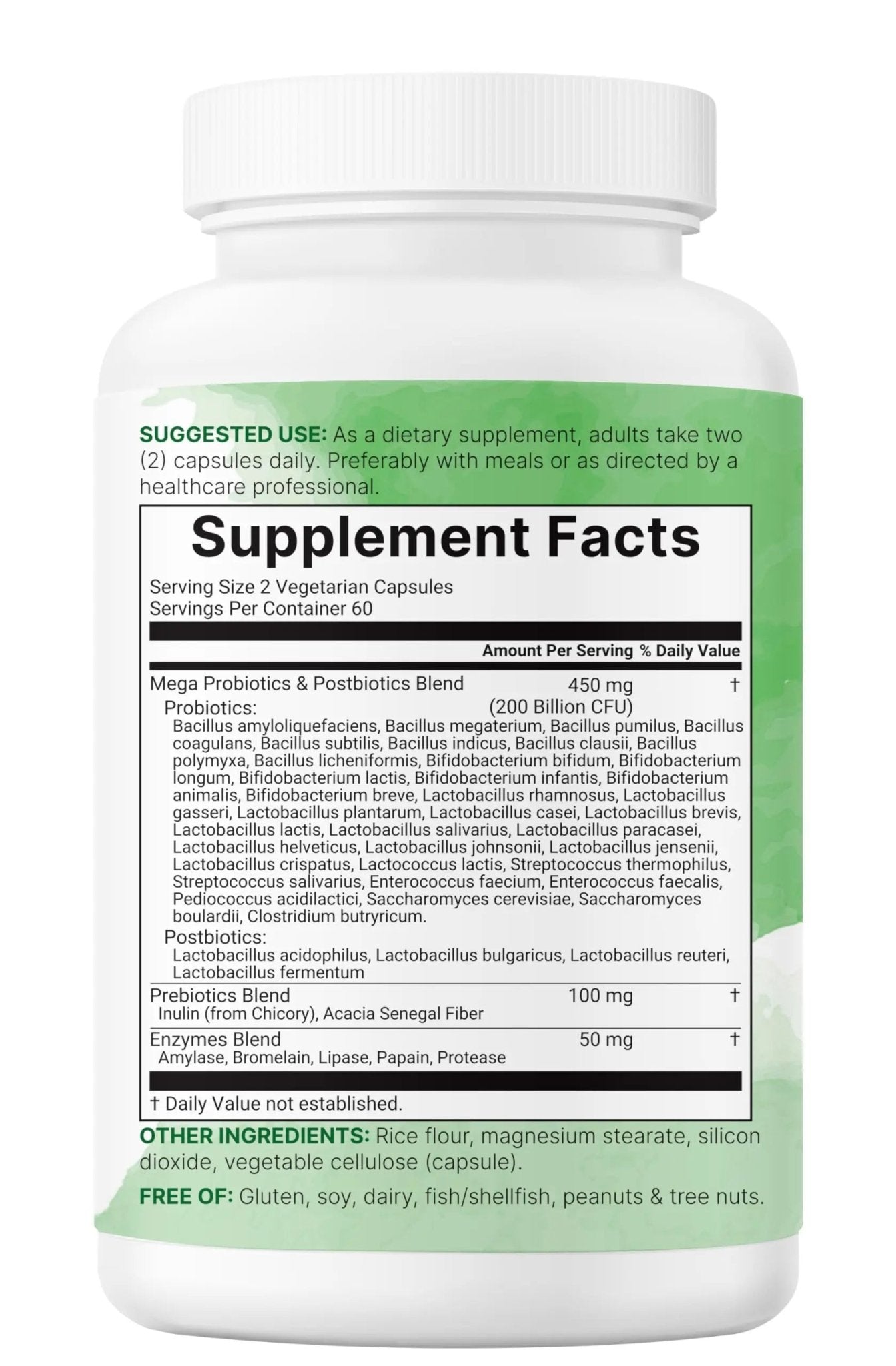 Micro Ingredients Probiotics 200 Billion CFU, 120 Veggie Capsules | Mega Probiotics for Men & Women | 40 Strains with Prebiotics, Postbiotics & Digestive Enzymes | Gut, Immune & Digestive Health - Maple Wellness Supplements