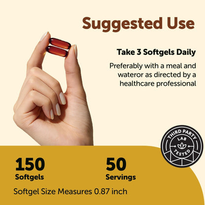 Micro Ingredients Pumpkin Seed Oil with Saw Palmetto, 150 Softgels | Cold Pressed, Pure Virgin Oil, Essential Fatty Acids, & Phytosterols - Maple Wellness Supplements