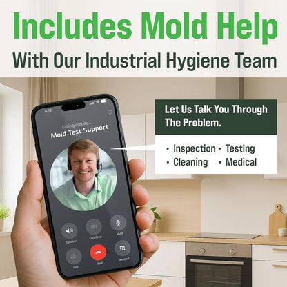Microbial Mold Test Kit for Home - Indoor Air Quality and Surface Testing - Detects Black Mold, Mildew, and Fungi - Air and Surface Mold Detection Kit with Lab Analysis Included - Maple Wellness Supplements