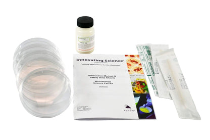 Microbiology Science Kit - Grow Your Own Bacteria from Everyday Items - Includes Agar, Petri Dishes, Swabs & Instructional Booklet - Science at Home Series - Innovating Science - Maple Wellness Supplements