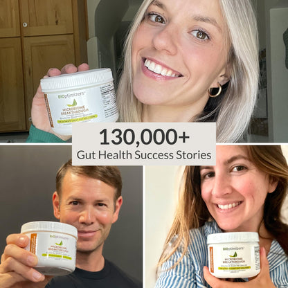 Microbiome Breakthrough Gut Support Powder Chocolate Flavor With Lactobacillus Strains, Bone Broth & Collagen Source of L-Glutamine Supports Digestive Comfort, Gas & Bloating Relief 30 Servings* - Maple Wellness Supplements