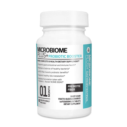 Microbiome Plus Prebiotics scFOS Prebiotic Fiber, Boosts Probiotic Benifits, GI Digestive Supplements, Allergy Safe and Gluten-Free - Maple Wellness Supplements