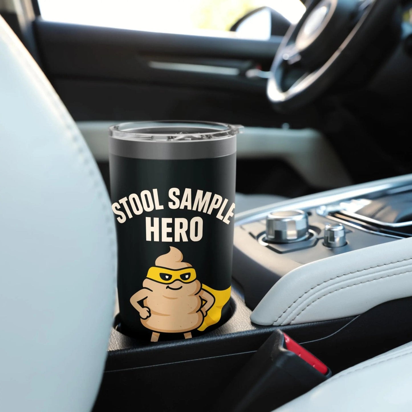 Microbiome Tester Gut Health Stool Sample Science Lab Poop Stainless Steel Insulated Tumbler - Maple Wellness Supplements