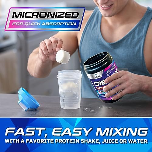 Micronized Creatine Monohydrate Powder - 100% Pure Unflavored Creatine Powder - Maple Wellness Supplements