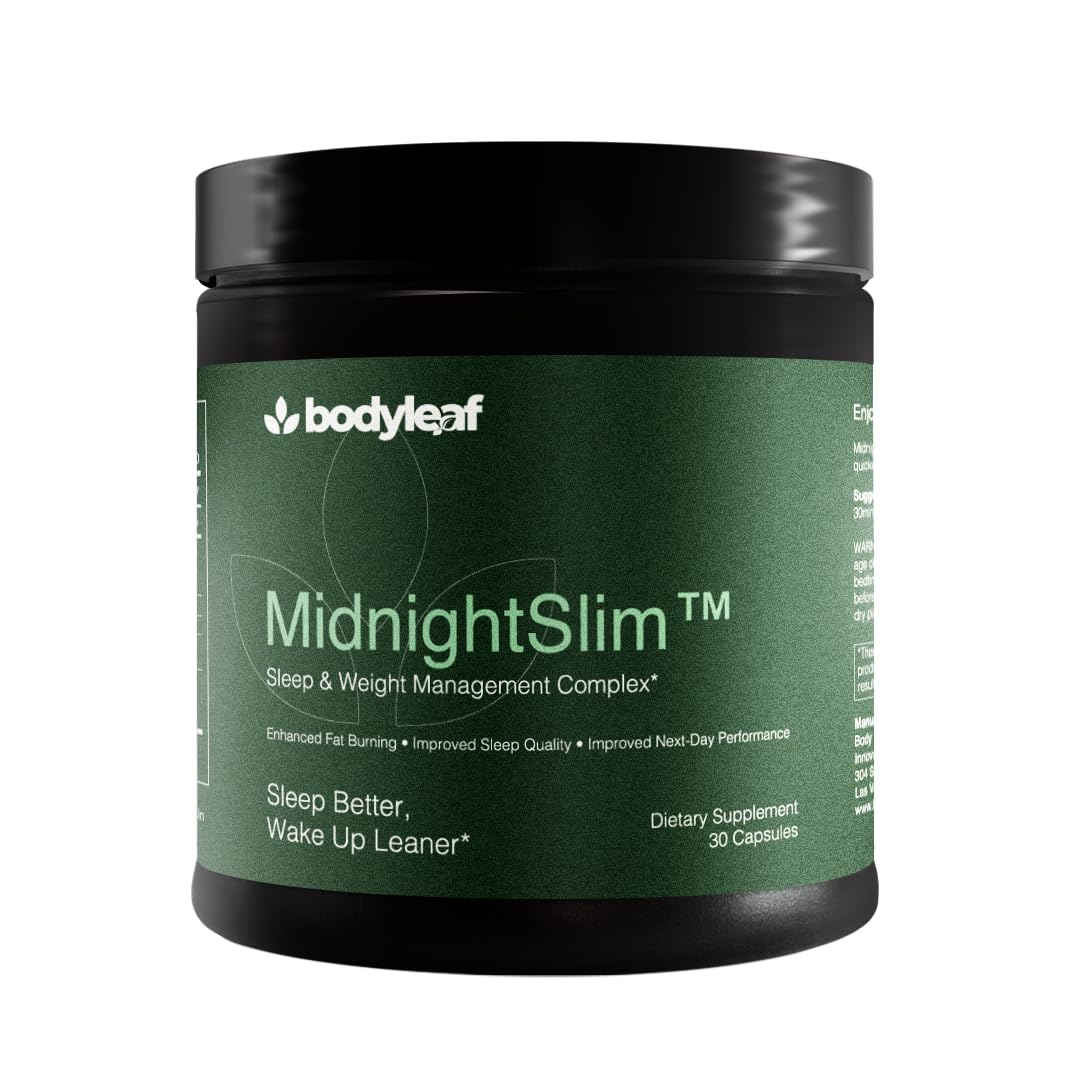 MidnightSlim™ | Advanced Nighttime Weight | Maximum Strength Metabolism Support, Digestive Health, Peaceful Sleep | Premium Probiotic Complex | 30 Capsules - Maple Wellness Supplements