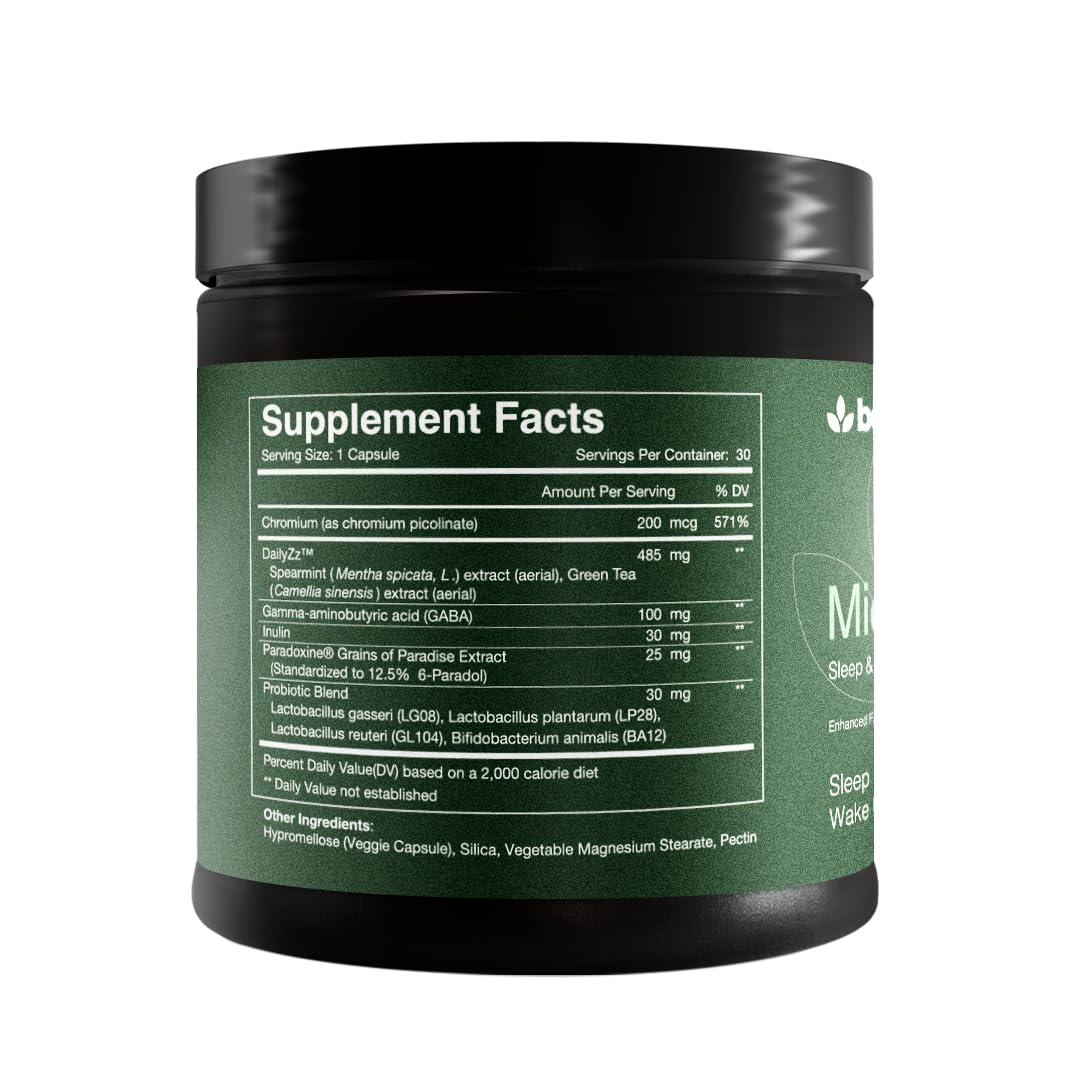 MidnightSlim™ | Advanced Nighttime Weight | Maximum Strength Metabolism Support, Digestive Health, Peaceful Sleep | Premium Probiotic Complex | 30 Capsules - Maple Wellness Supplements