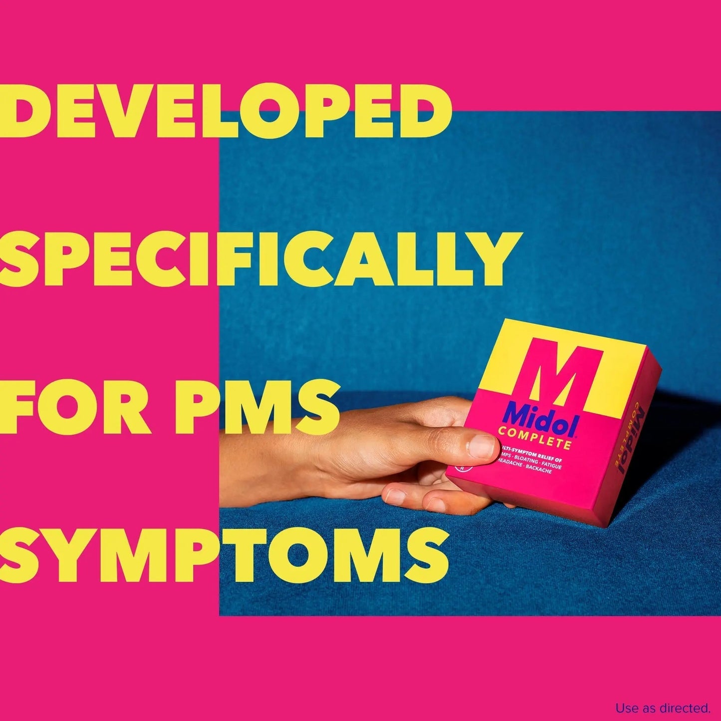 Midol Complete Menstrual Pain Relief Caplets with Acetaminophen for Period Cramps, and Menstrual Symptom Relief - 40 Count (Pack of 3) (Packaging May Vary) - Maple Wellness Supplements