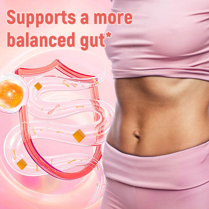 Migcopat 10G Fiber Gummies for Adults with Vitamins C, D, B3, B5 - Digestive & Gut Health Gummies with 30 Billion CFU Probiotics Blend, Inulin, ACV, Magnesium, Zinc - Maple Wellness Supplements