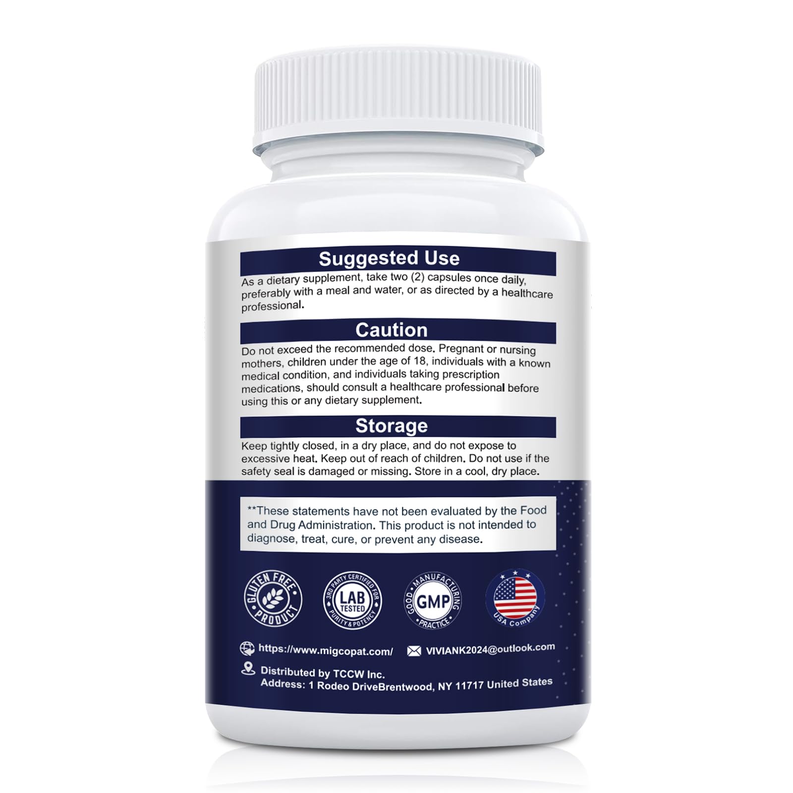 Migcopat Probiotics for Digestive Health, 80 Billion CFU Probiotics, Prebiotics, Postbiotics & Digestive Enzymes, Gut Health Capsules with Berberine, Cinnamon, - Maple Wellness Supplements