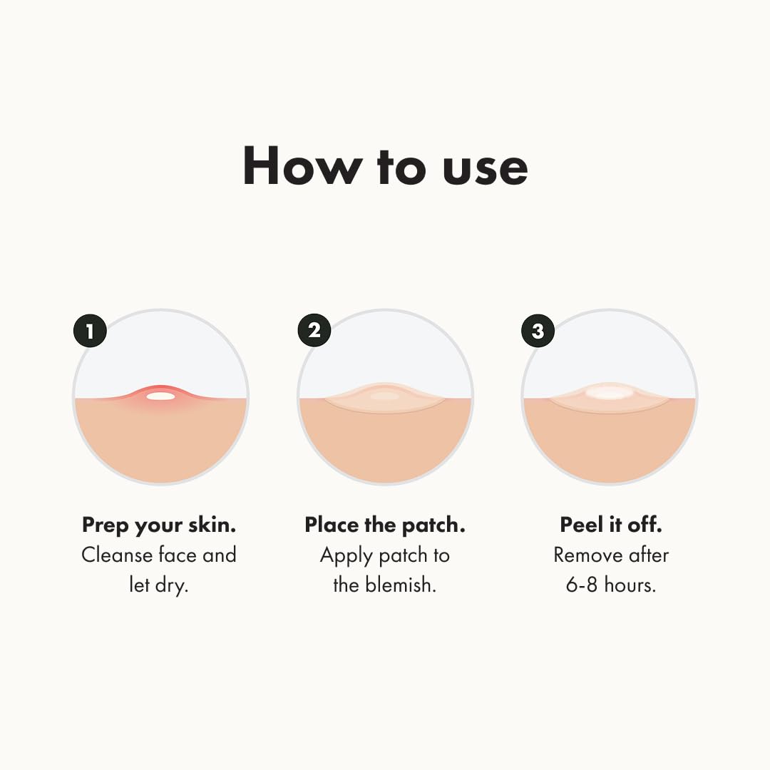 Mighty Patch Original Patch from Hero Cosmetics - 1 Hydrocolloid Acne Pimple Patches - Maple Wellness Supplements