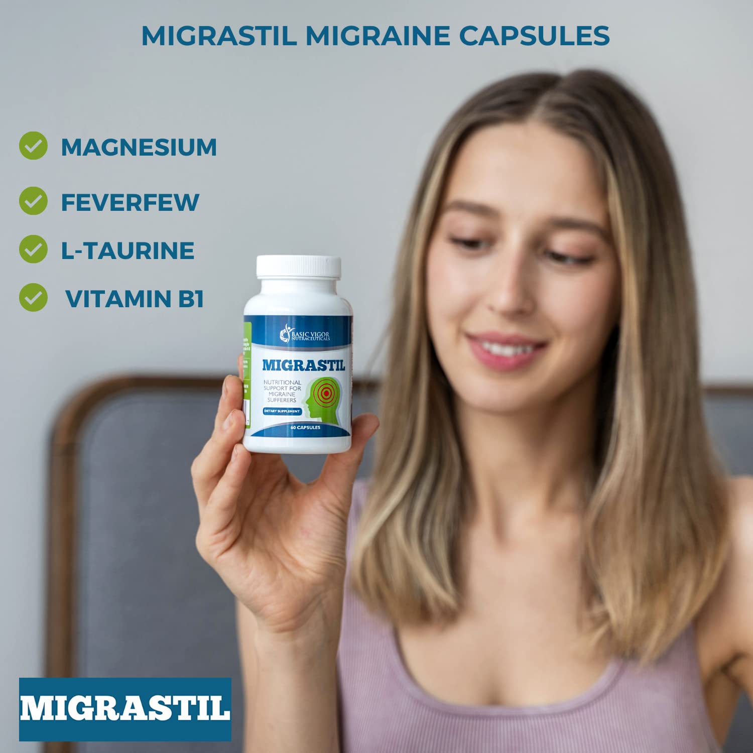 Migraine Stick & Migrastil Migraine Relief Capsules Bundle - Maple Wellness Supplements