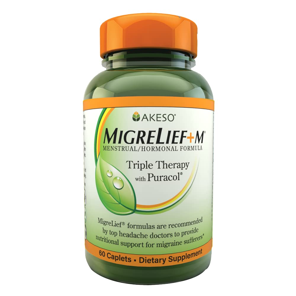 MigreLief+M – Advanced Nutritional Support Supplement for Women’s Neurological Health and Head Comfort – 60 Caplets (1-Month Supply) - Maple Wellness Supplements