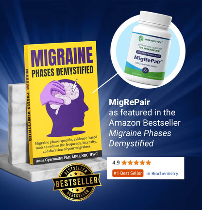 MigRePair | Doctor Formulated Natural Herbal Supplement for Migraine Relief Needs | Supports Relief During Migraine Discomfort (Ictal Phase) - Maple Wellness Supplements