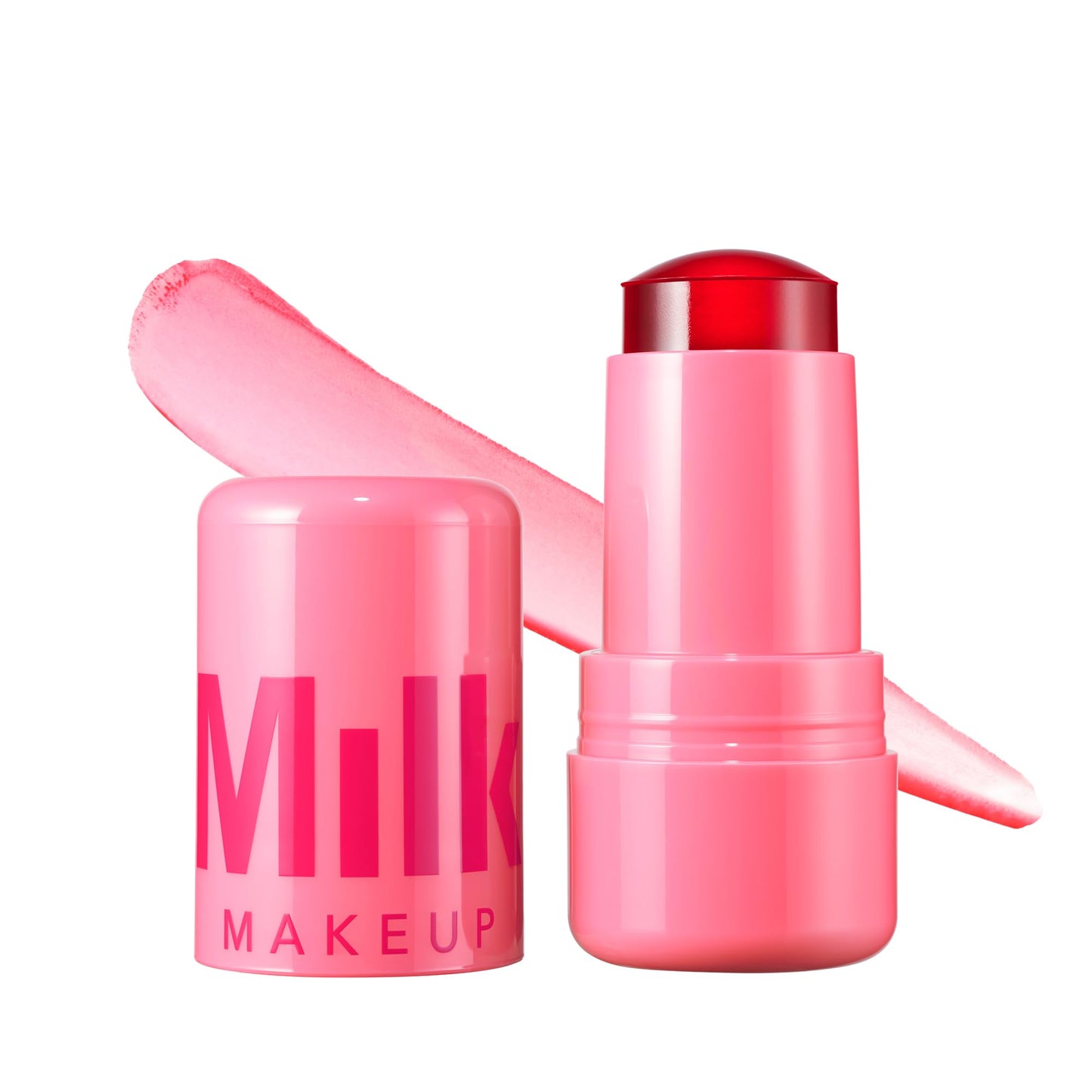 Milk Makeup Cooling Water Jelly Tint – Long-Lasting Sheer Lip + Cheek Stain with Firming Vegan Collagen + Hydrating Aloe – Transfer Proof, Buildable Lip Tint + Blush – Chill (Red), 0.17 oz - Maple Wellness Supplements