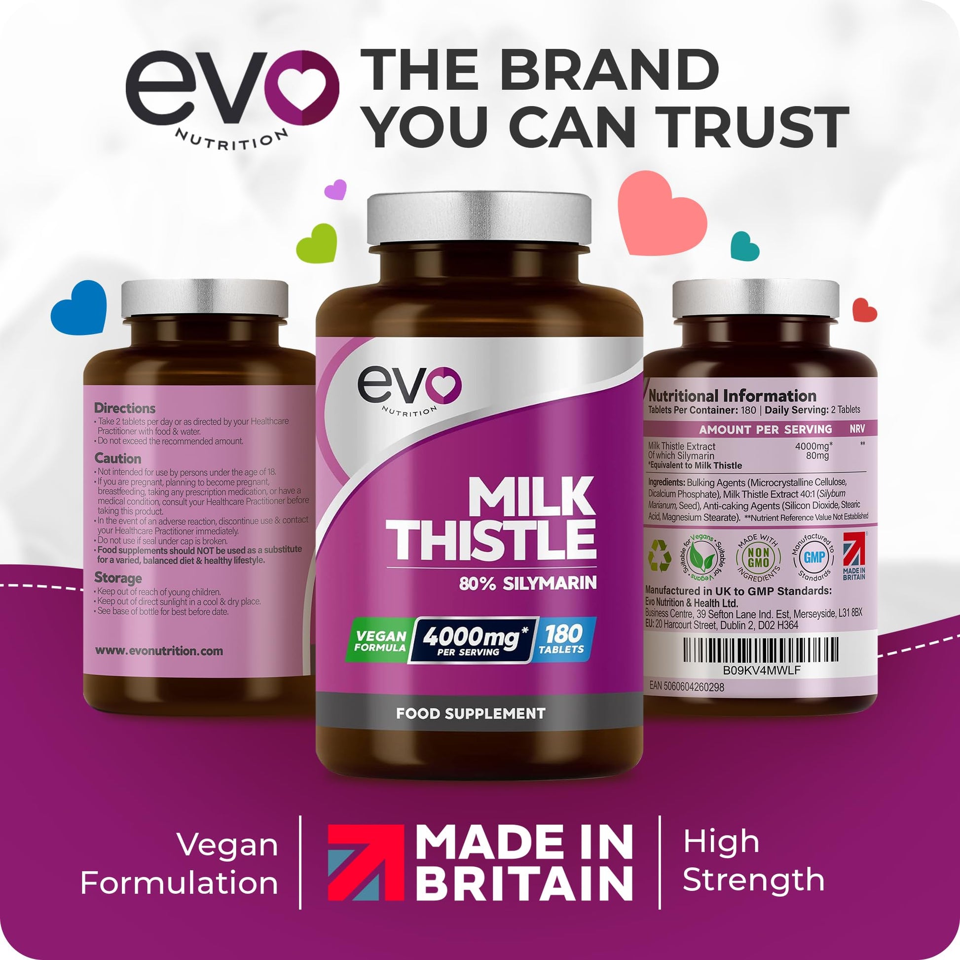 Milk Thistle Tablets 4000mg | 80% Silymarin | 180 Tablets | High Strength Vegan Supple - Maple Wellness Supplements