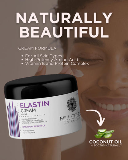 Mill Creek Botanicals Elastin Cream - 4 oz - Maple Wellness Supplements