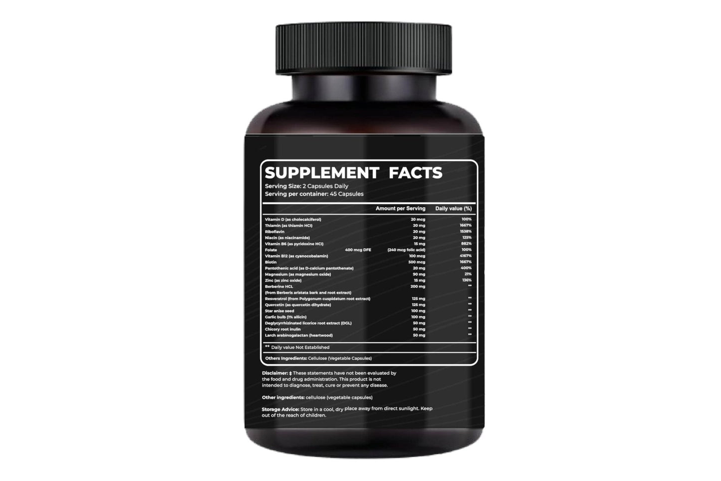 Mishas Nutraceutical Colon Cleanse - Relief from Gas and Bloating, Supports Gut Health with Magnesium, Berberine, Vitamin D, Quercetin & More - Maple Wellness Supplements