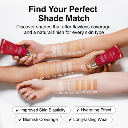 MISSHA M Perfect Cover BB Cream No.23 Natural Beige -Light/Medium with Cool/Neutral Undertone SPF 42 PA +++ 1.69 Fl Oz - Tinted Moisturizer for face with SPF - Maple Wellness Supplements