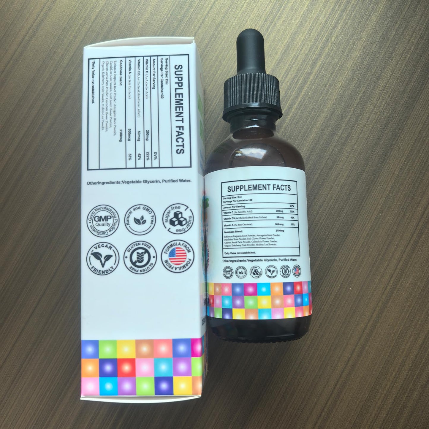 Misyvoing Liposomal Lymphatic Detox & Drainage Drops –Multivitamins A、C、D + Herbal Blend with Elderberry & Echinacea– Supports Lymphatic Drainage, Immune System & Detox - Maple Wellness Supplements