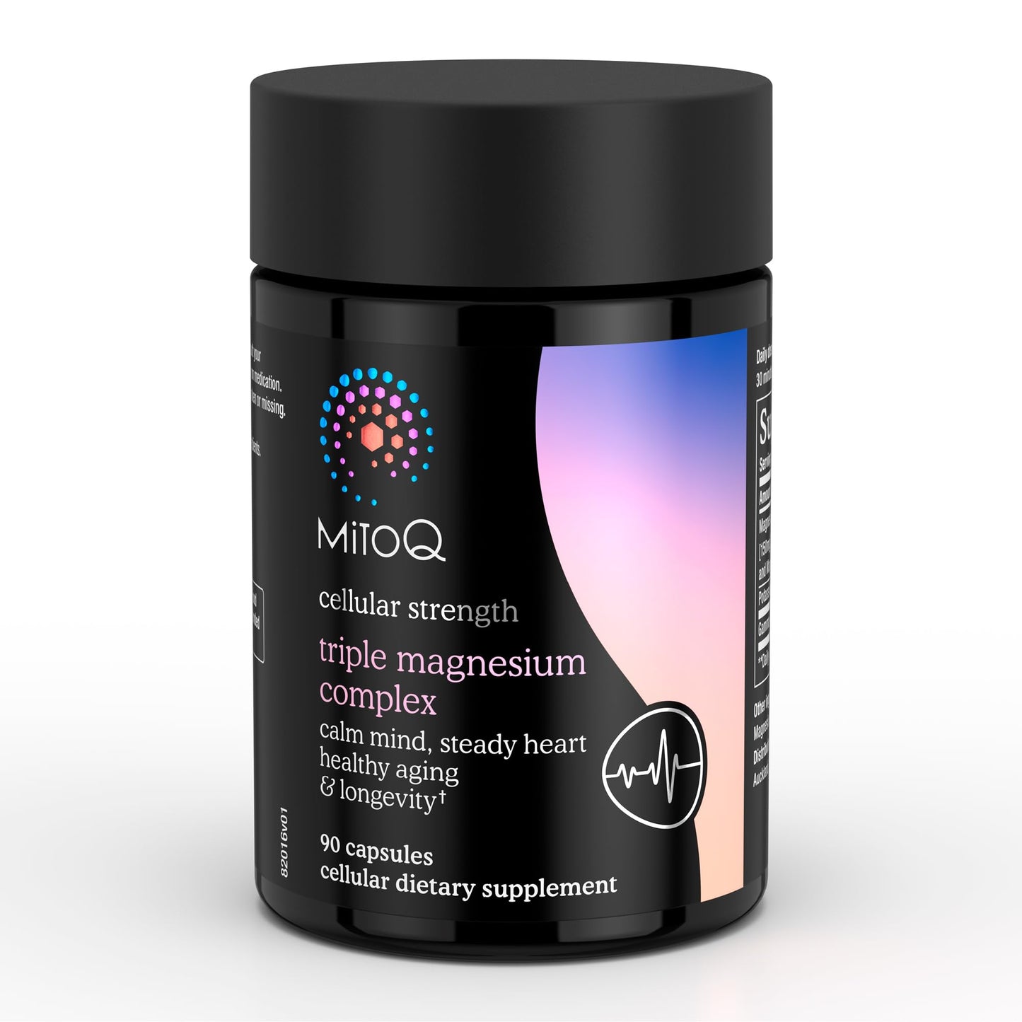 MitoQ Triple Magnesium Complex | Magnesium Glycinate, Taurinate, Oxide with GABA for Heart Health, Stress Management, & Deeper Sleep | High Absorption | 90 Capsules - Maple Wellness Supplements