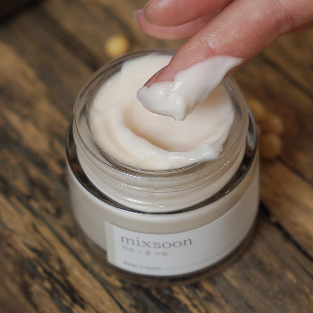 mixsoon Bean Cream-Deep Moisturizer Face Cream, Hydrating and Smoothing for Face, Fermented Soybean Extract - Maple Wellness Supplements