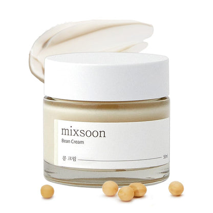 mixsoon Bean Cream-Deep Moisturizer Face Cream, Hydrating and Smoothing for Face, Fermented Soybean Extract - Maple Wellness Supplements
