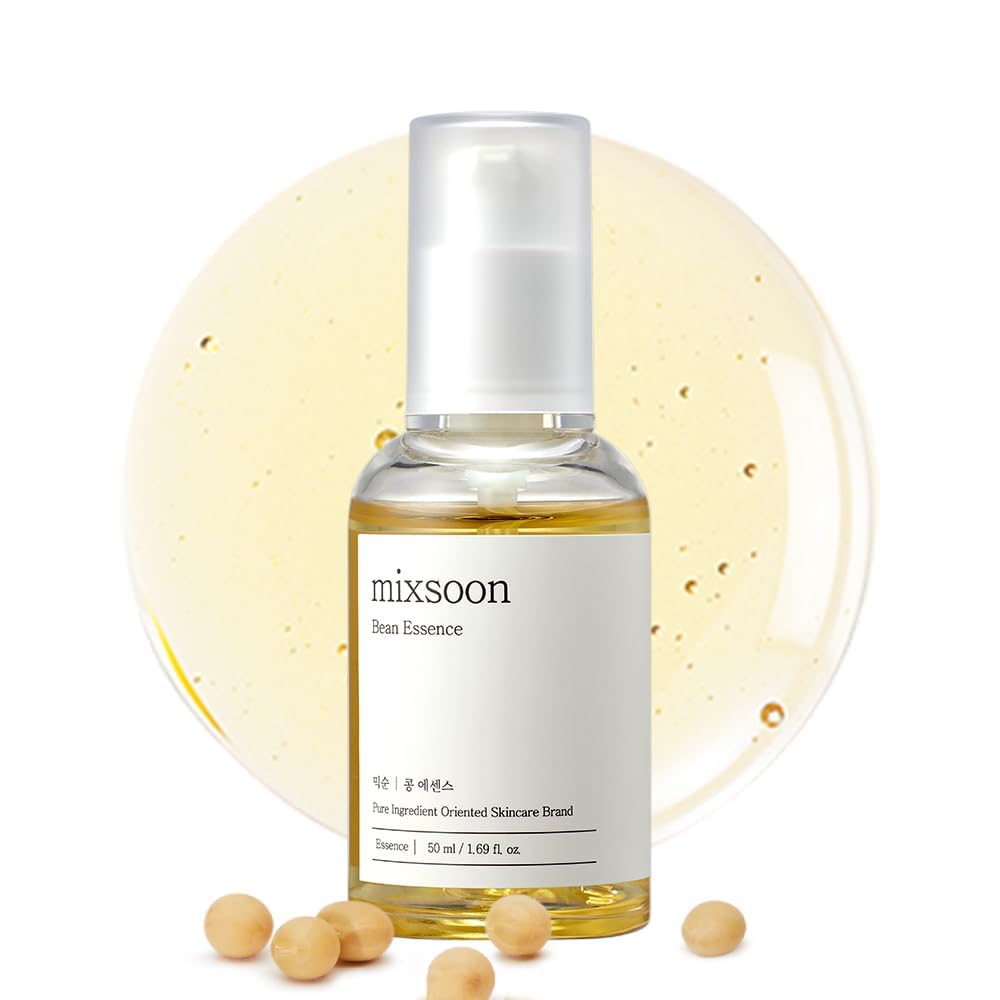 mixsoon Bean Essence Exfoliating, Snail Mucin Moisturizer for Hydrating, Fermented Bean Extract, Gentle Formula - Maple Wellness Supplements