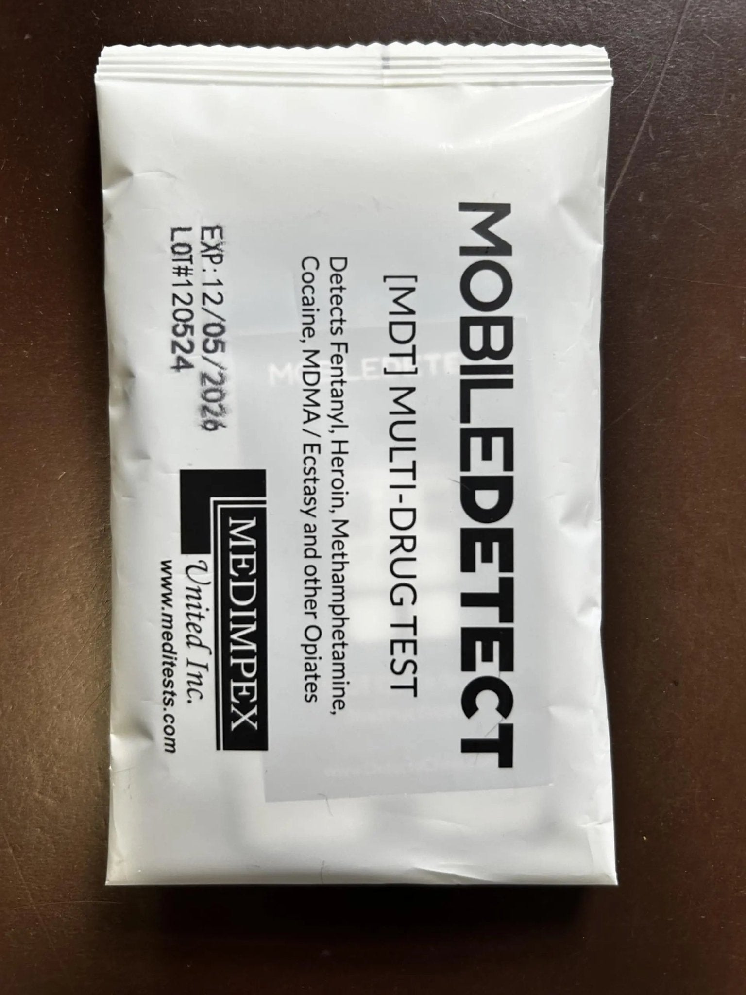 MobileDetect Pouch Residue Detection Multi-Drug Test Kit - Rapid Surface Residue Detector - Maple Wellness Supplements