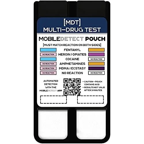 MobileDetect Pouch Residue Detection Multi-Drug Test Kit - Rapid Surface Residue Detector - Maple Wellness Supplements