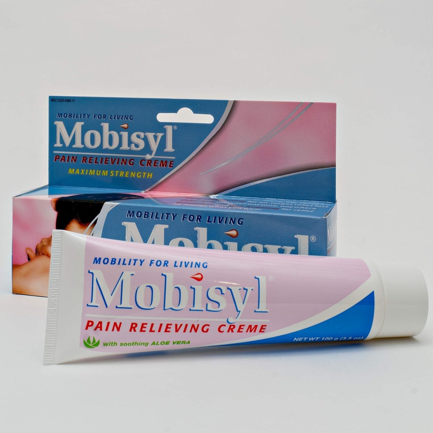 Mobisyl Pain Relieving Creme with Soothing Aloe Vera, 3.5-Ounce Tube - Maple Wellness Supplements
