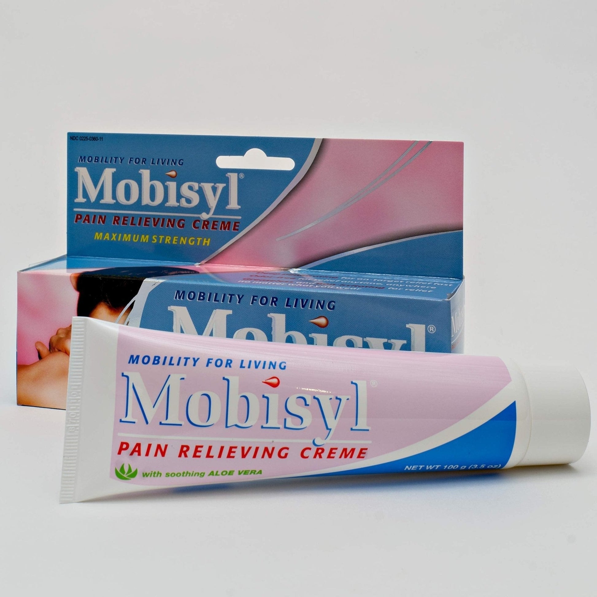 Mobisyl Pain Relieving Creme with Soothing Aloe Vera, 3.5-Ounce Tube - Maple Wellness Supplements