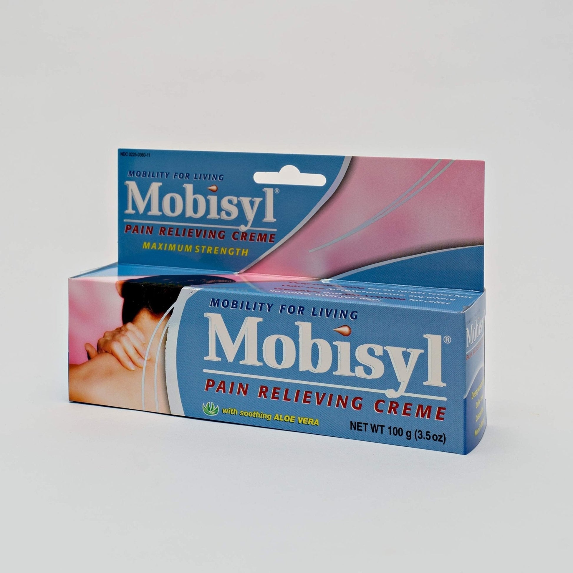 Mobisyl Pain Relieving Creme with Soothing Aloe Vera, 3.5-Ounce Tube - Maple Wellness Supplements