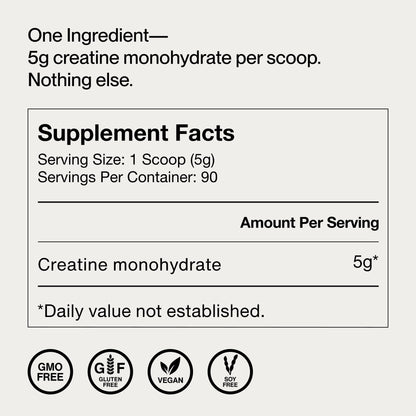 Momentous Creatine Monohydrate Powder - Creatine Powder - Supports Strength, Lean Muscle, & Recovery for Men & Women - Maple Wellness Supplements