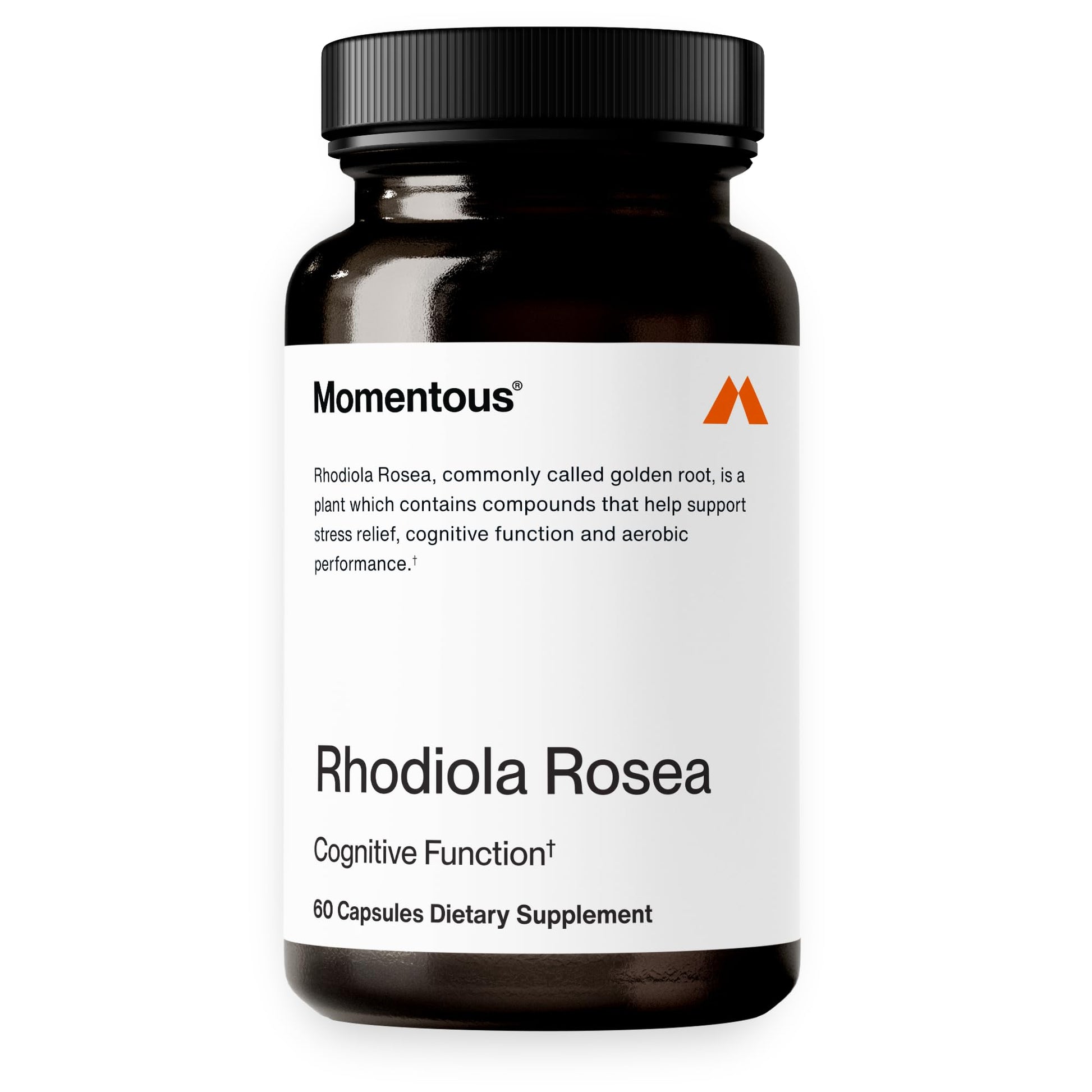 Momentous Rhodiola Rosea Supplement - Adaptogen Supplement for Cognition, Fatigue, & Stress Support - Rhodiola Rosea Root Extract - NSF Certified for Sport - Maple Wellness Supplements