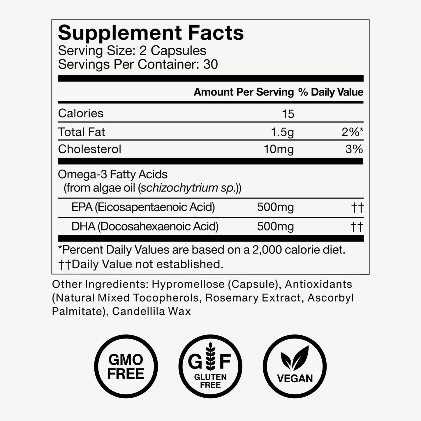 Momentous Vegan Omega-3 - Plant-Based EPA & DHA Supplement for Men & Women - Sourced from Algae Oil - Supports Heart, Joint, & Brain Health - NSF Certified for Sport - 1,000 mg - 30 Servings - Maple Wellness Supplements